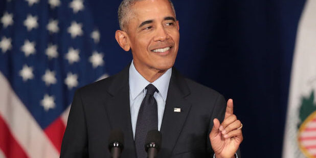 obama giving a speech