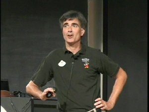 screenshot from the lecture randy pausch is giving